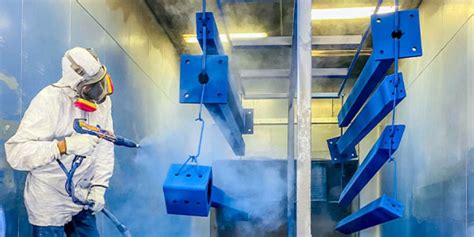 metal fabrication powder coating|powder coating step by process.